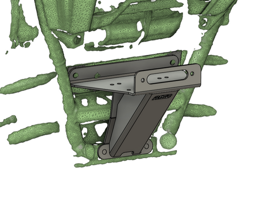 Area 15 Designs Rear Winch Mount CAD 2