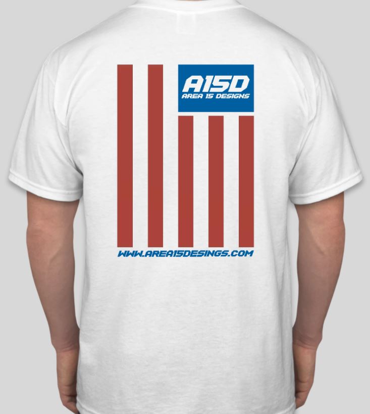 AREA 15 DESIGNS FLAG TEE