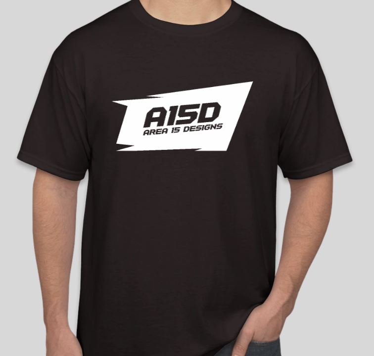 AREA 15 DESIGNS BLUE PRINT T-SHIRT
