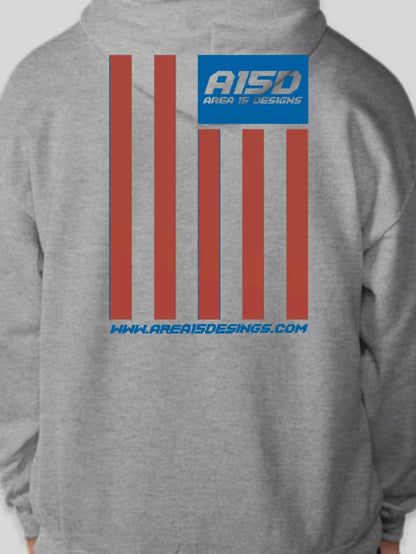 AREA 15 DESIGNS FLAG HOODIE