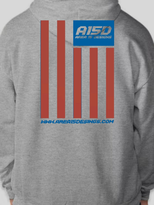 AREA 15 DESIGNS FLAG HOODIE
